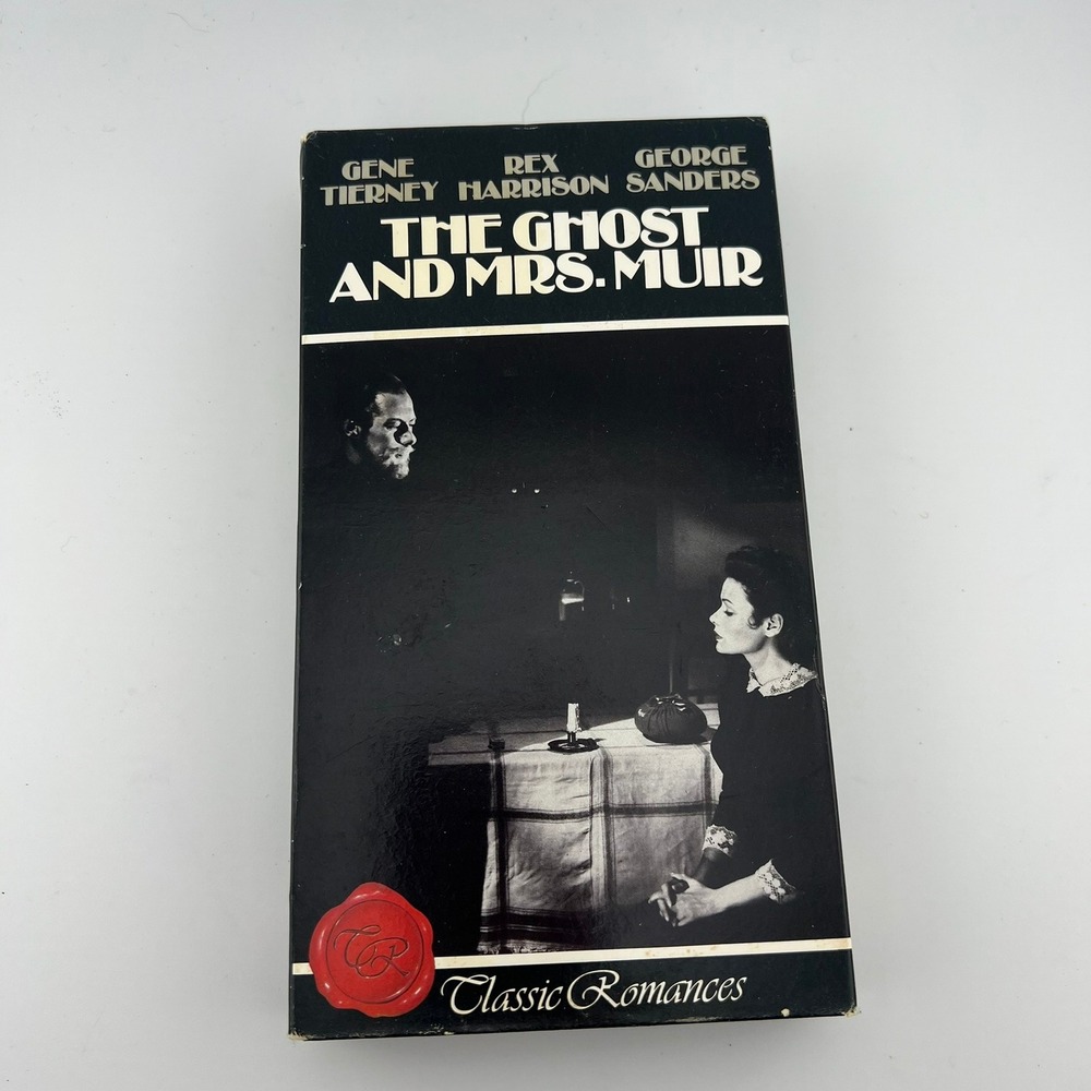 The Ghost and Mrs. Muir VHS 1947‎ Classic Romance Fantasy CBS Fox Video